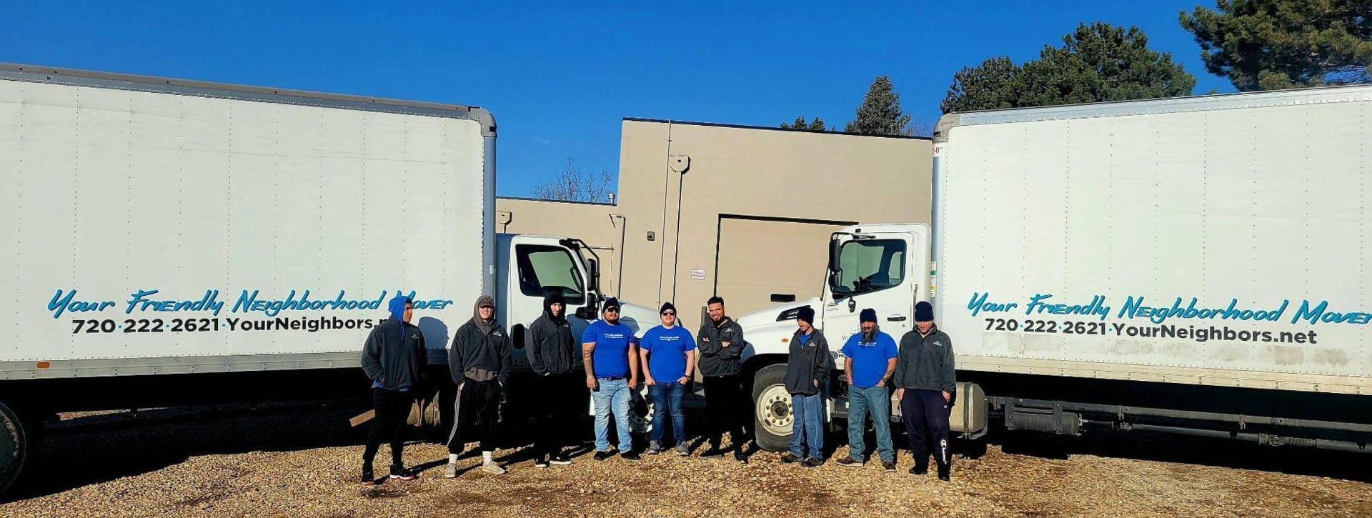 Your Neighbors moving crew beside their truck